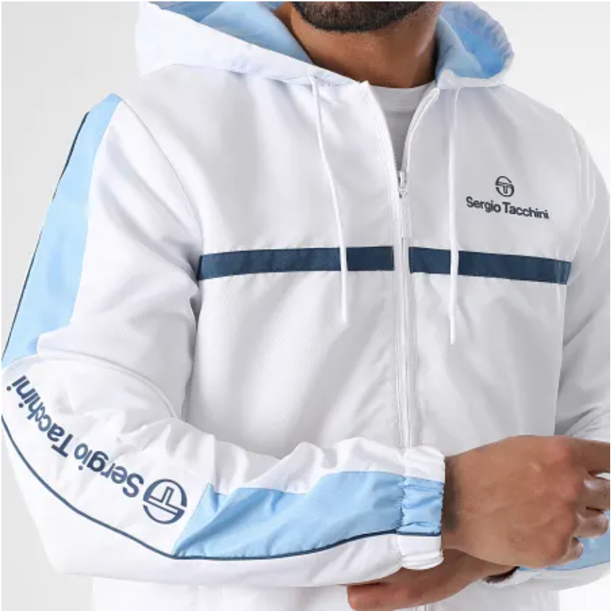 SERGIO TACCHINI - Ensemble De Survêtement Blanc et Bleu
