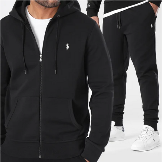 POLO RALPH LAUREN - Ensemble Sweat Capuche Et Jogging Noir