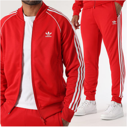 ADIDAS -  Ensemble De Survêtement rouge