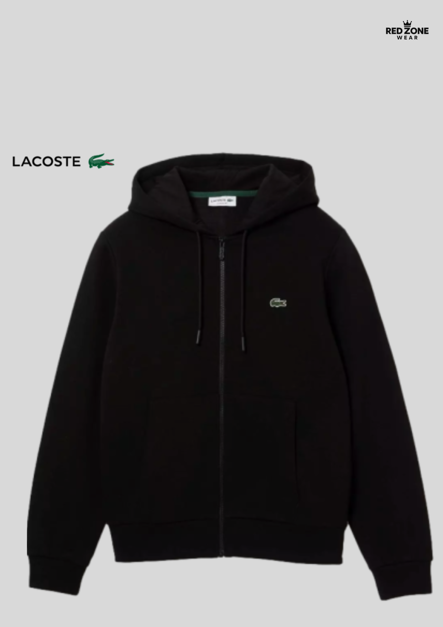 LACOSTE - SWEAT ZIPPÉ CAPUCHE